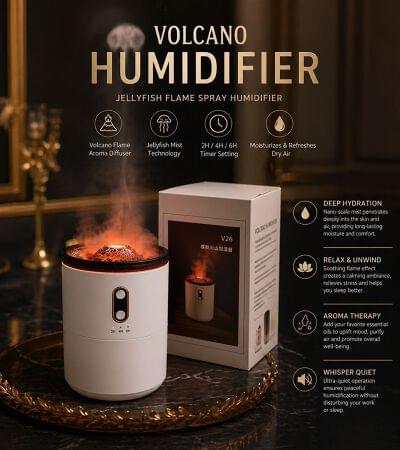 MistGlow™ Volcano Aroma Humidifier