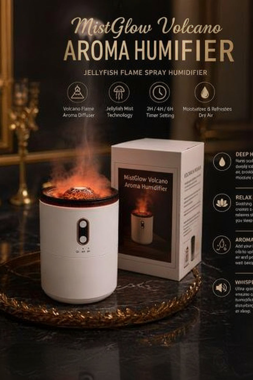 MistGlow™ Volcano Aroma Humidifier