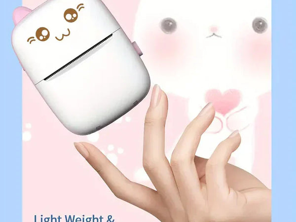 Mini Portable Thermal Printer Wireless Bluetooth Printer