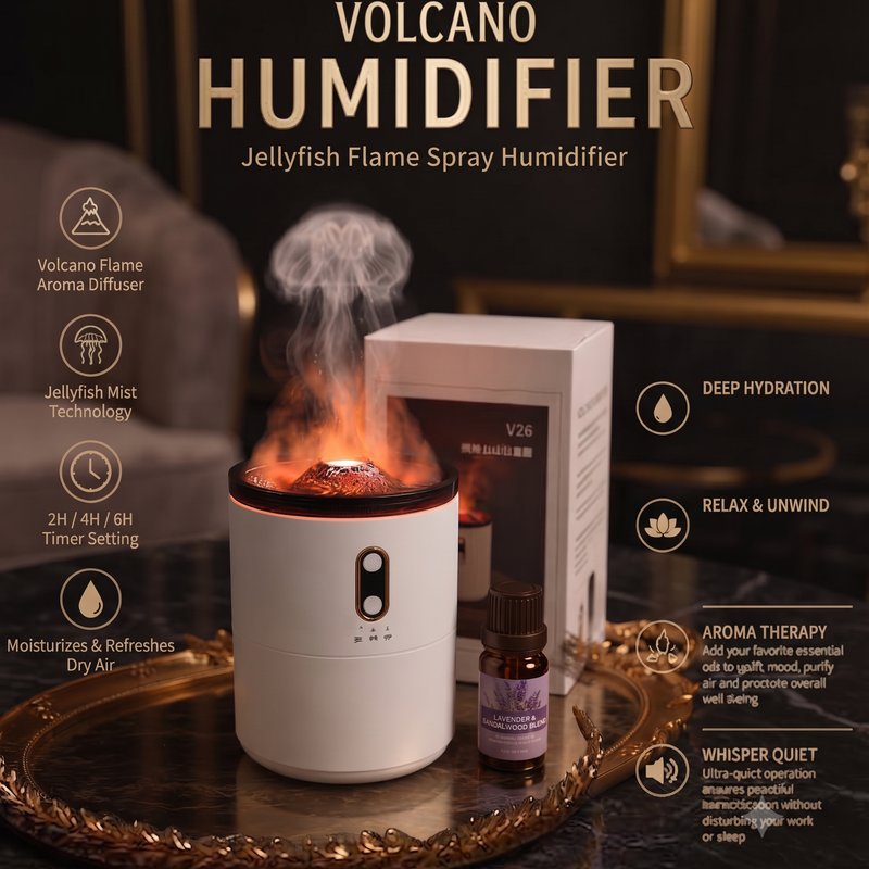 MistGlow™ Volcano Aroma Humidifier