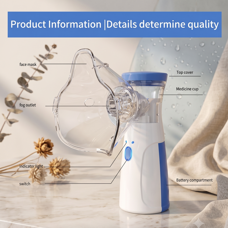 Portable Mesh Nebulizer for Kids & Adults