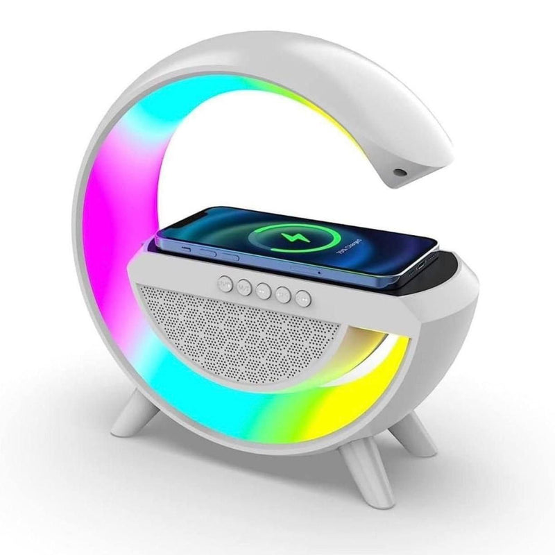 G-Shaped Speaker | Fast Wireless Charging + Ambient Light
