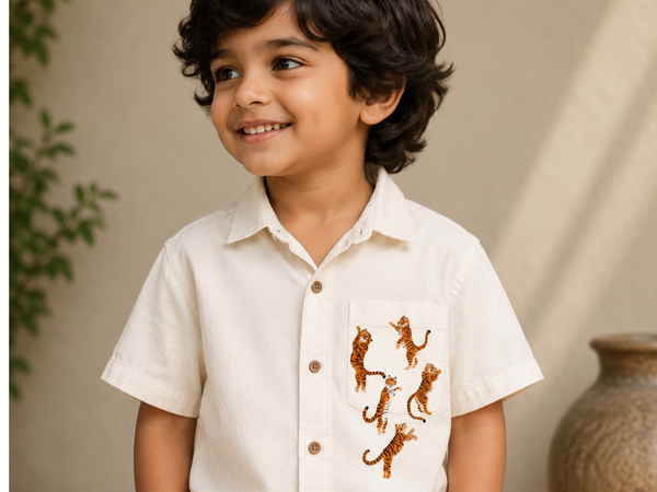 Kids Onam Shirt Pulikali Special