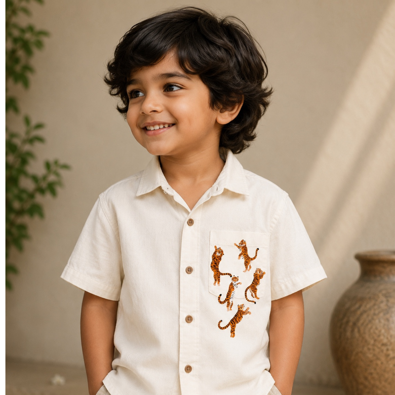 Kids Onam Shirt Pulikali Special