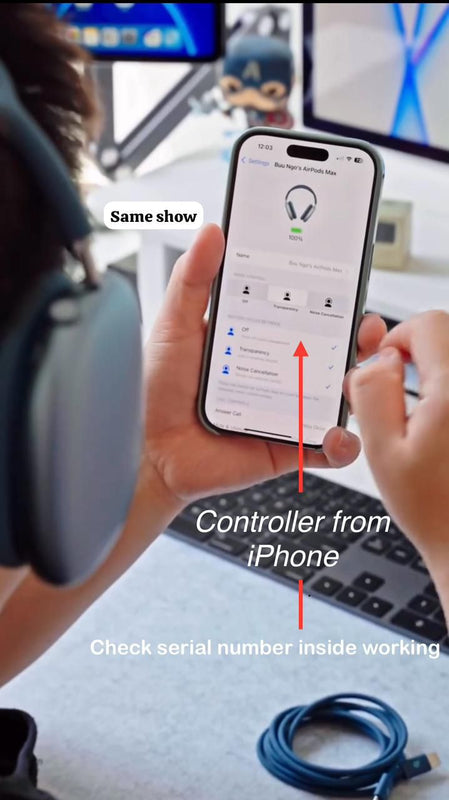 AirPods Max Style Wireless Headphones